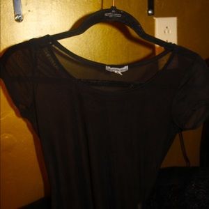 Black sheer top